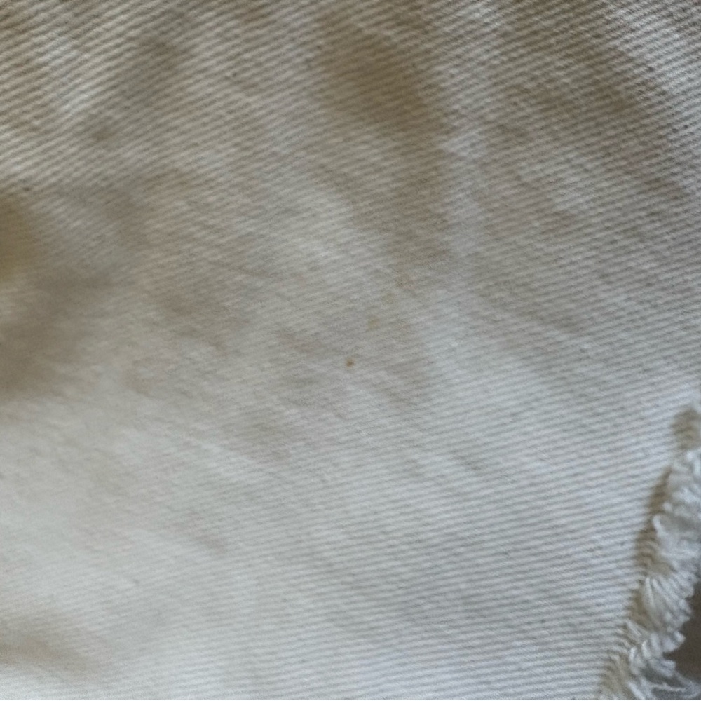 Levi’s | Vintage Orange Tab 580’s Pleat Front Cream Color Cutoff Shorts - Picture 4 of 5